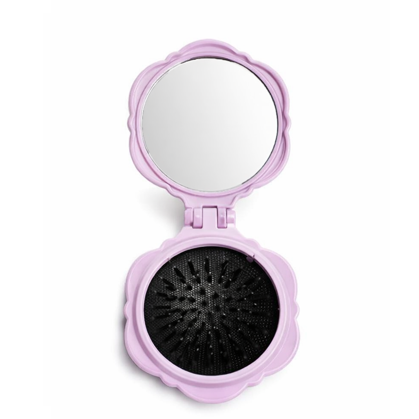 HA-09 - HA-12 Innovate the Label Beauty in Bloom Compact Brush with Mirror