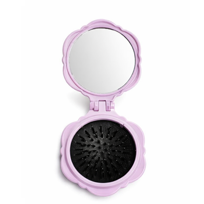 HA-09 - HA-12 Innovate the Label Beauty in Bloom Compact Brush with Mirror
