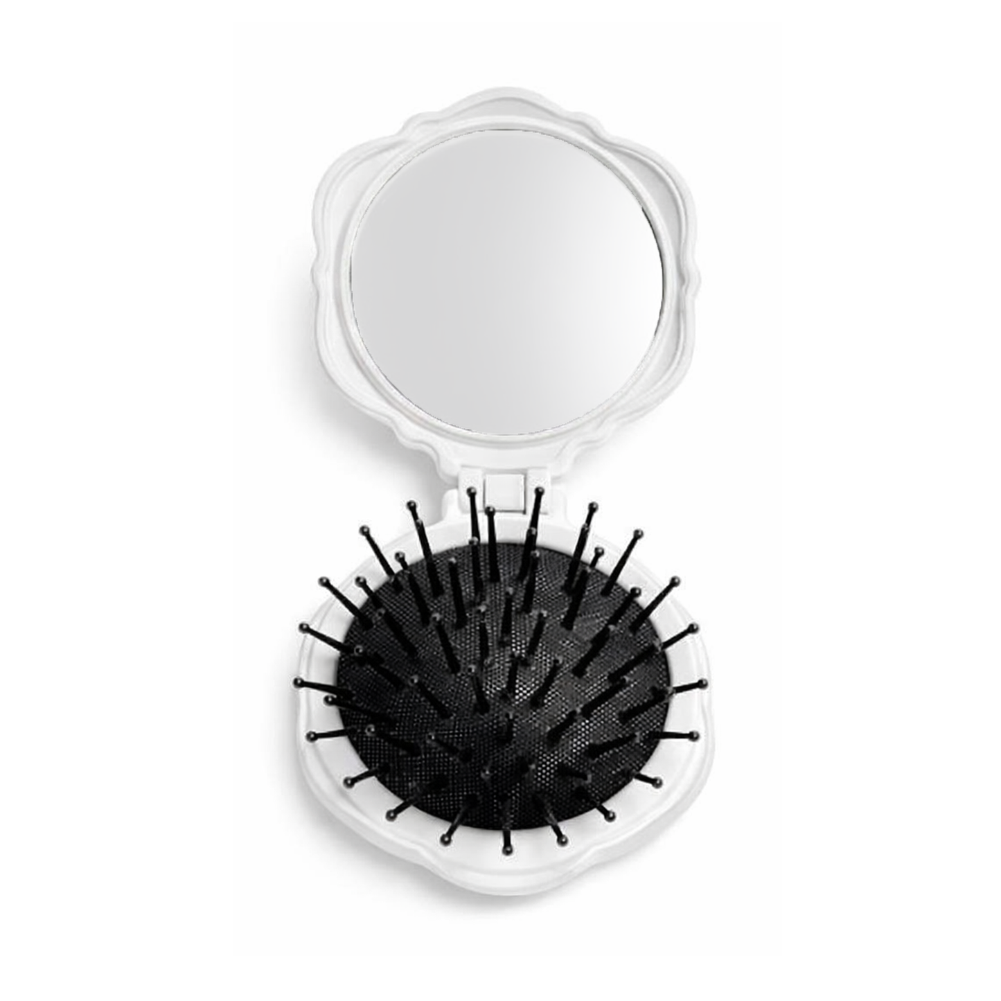 HA-09 - HA-12 Innovate the Label Beauty in Bloom Compact Brush with Mirror