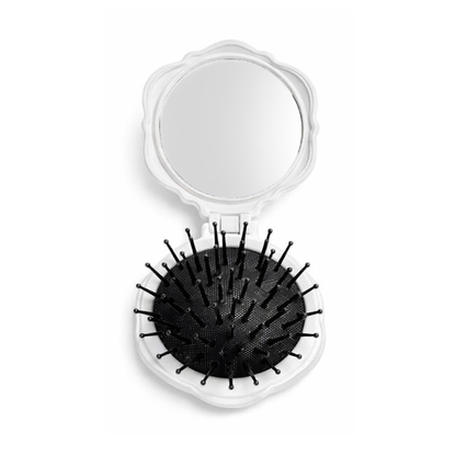 HA-09 - HA-12 Innovate the Label Beauty in Bloom Compact Brush with Mirror