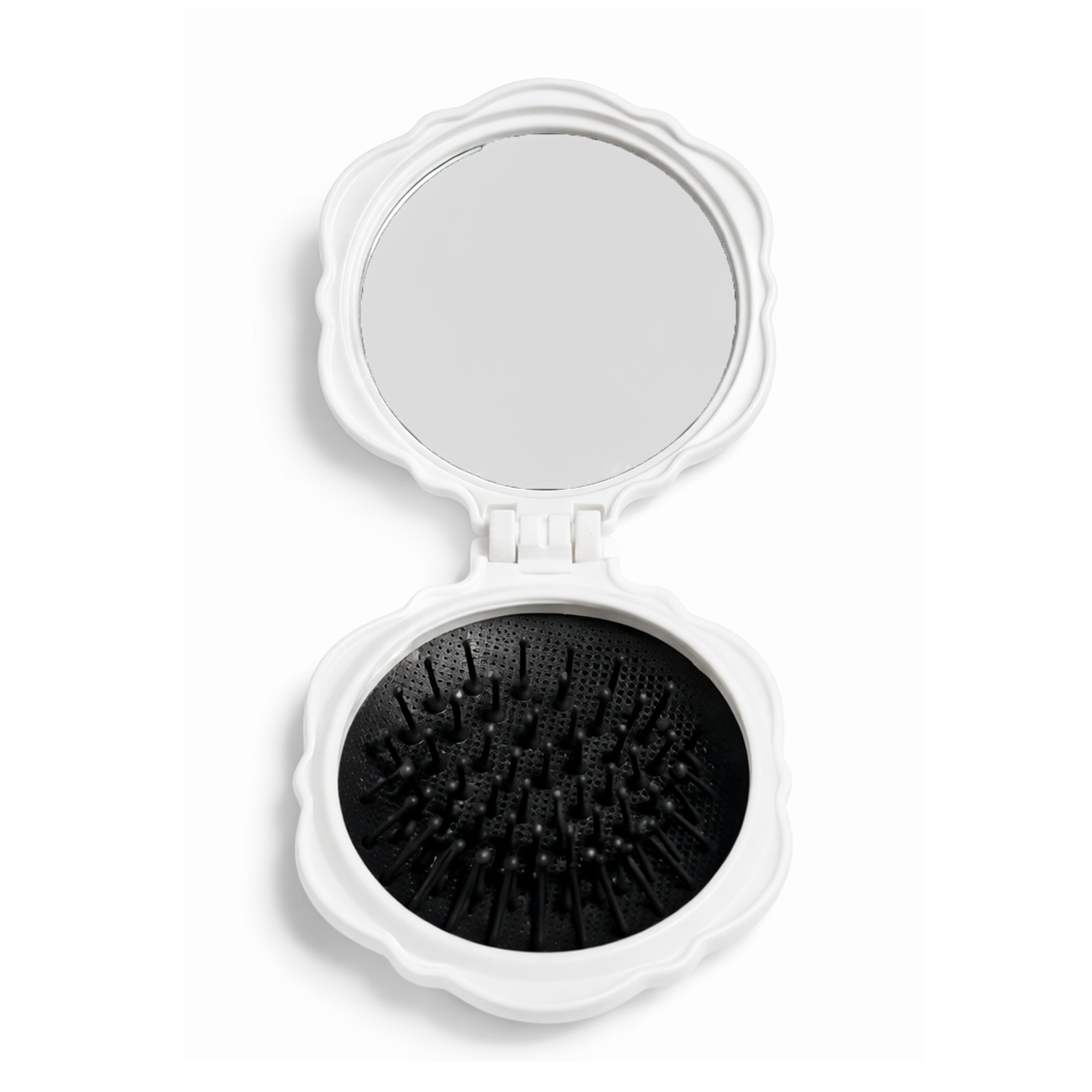 HA-09 - HA-12 Innovate the Label Beauty in Bloom Compact Brush with Mirror