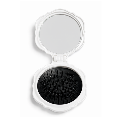 HA-09 - HA-12 Innovate the Label Beauty in Bloom Compact Brush with Mirror
