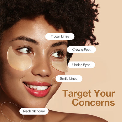 Korean Skincare Gold Undereye Masks by Naisture