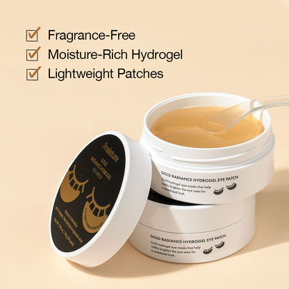 Korean Skincare Gold Undereye Masks by Naisture