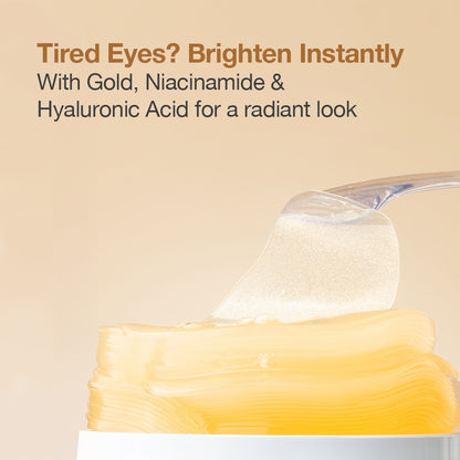 Korean Skincare Gold Undereye Masks by Naisture