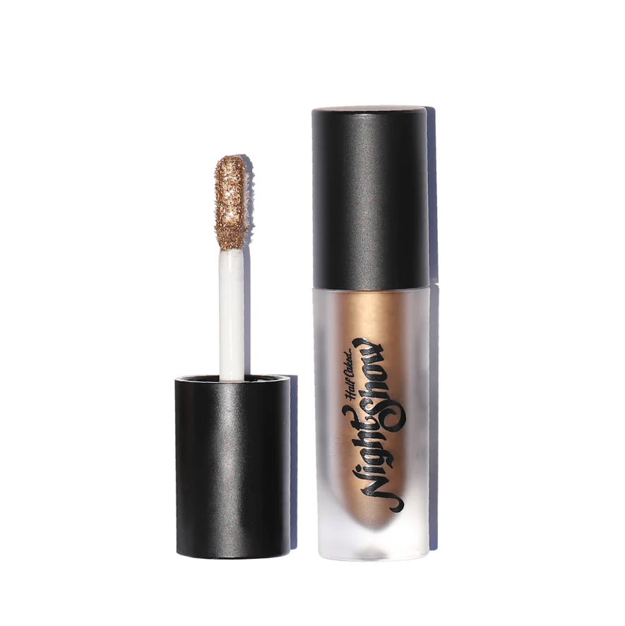 Half Caked Night Show Liquid Shadow by Innovate the Label Beauty Bundles with applicator and shimmery bronze shade