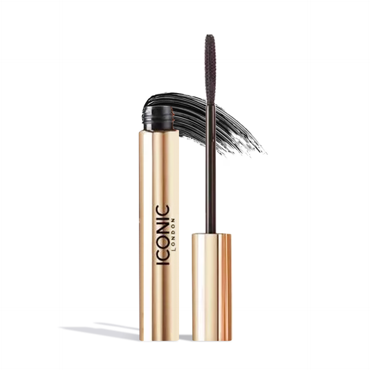 Iconic London tripple threat volumizing mascara for length adds instant volume length and lift without clumps