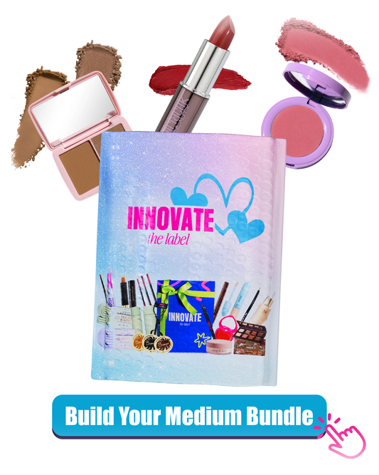 Build your own beauty bundle with Fast Bundle featuring lipstick, blush, and eyeshadow makeup kit