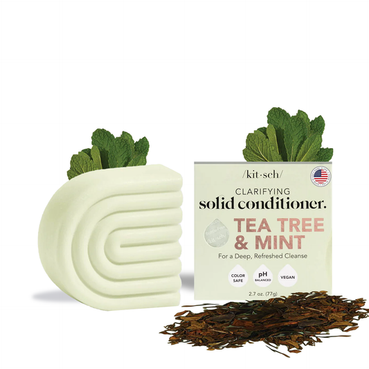 Innovate the Label tea tree and mint anti dandruff conditioner bar solid clarifying vegan formula