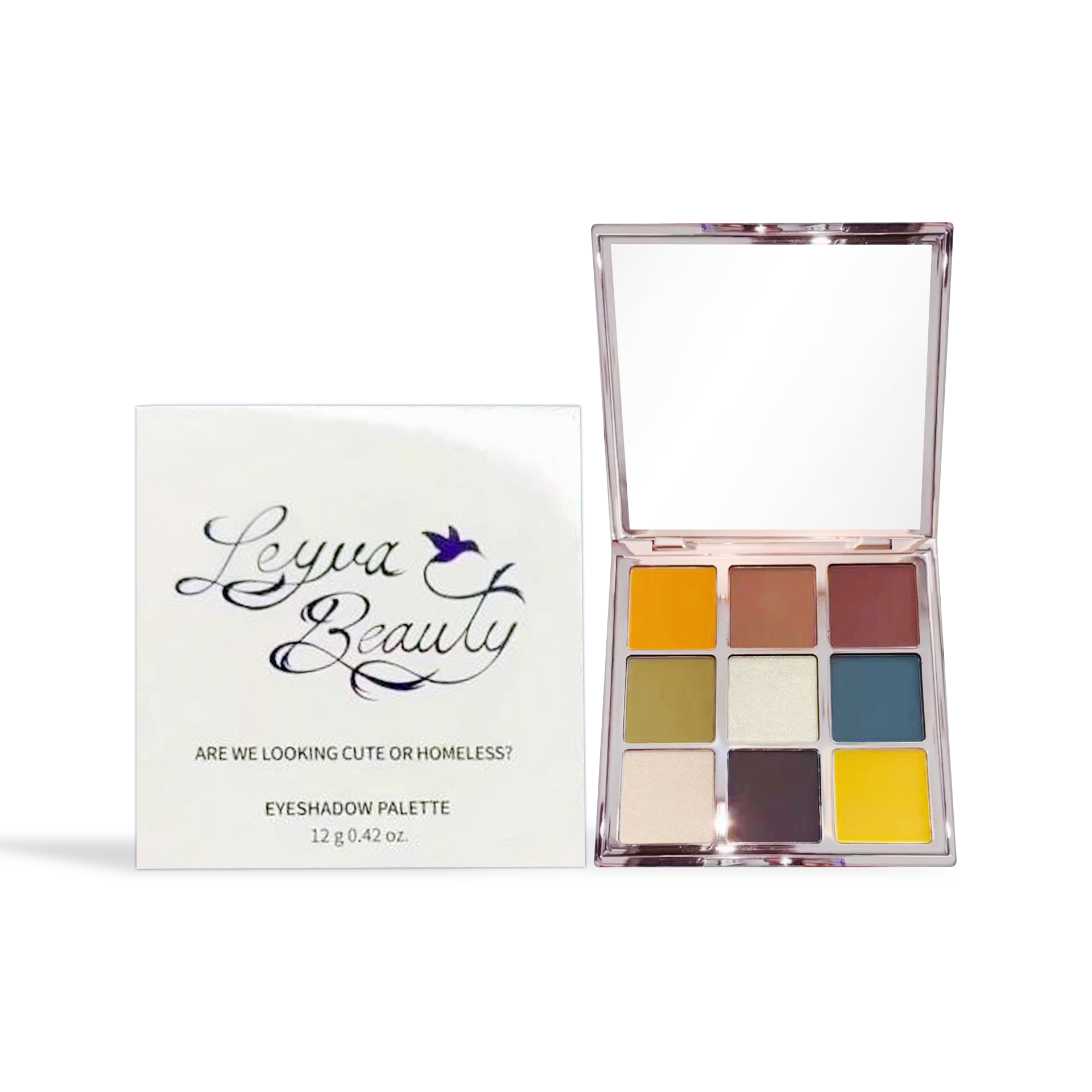 Innovate the Label Carne Asada inspired eyeshadow palette with nine vibrant shades and mirror