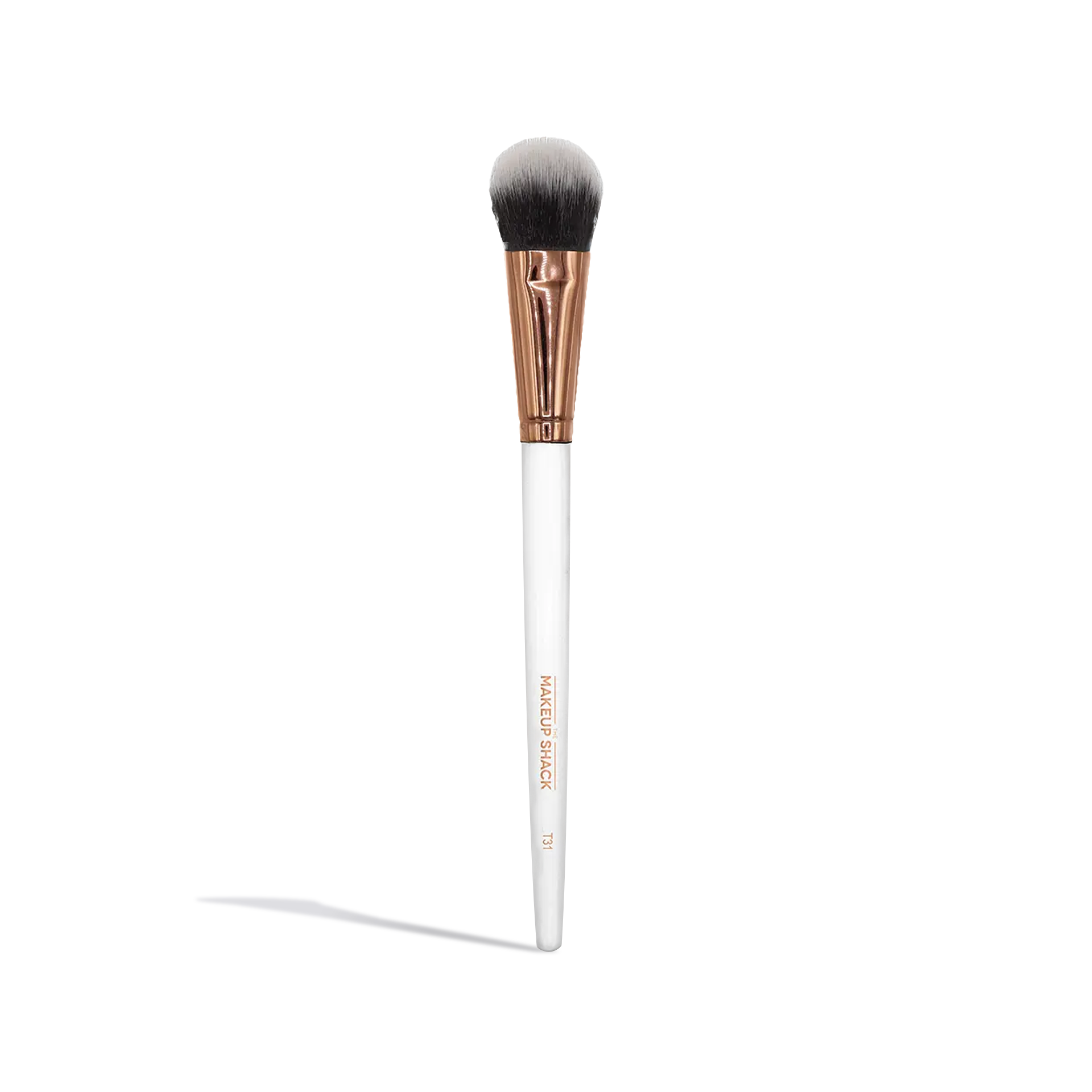 Innovate the Label essential face brush set single soft bristle face brush with white handle