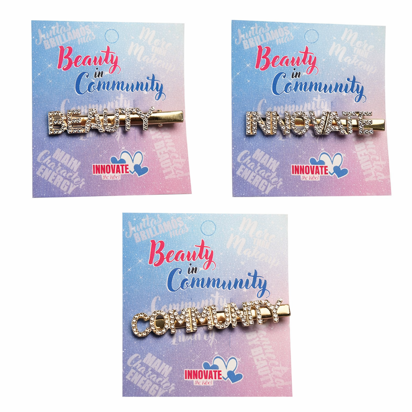 AC-06 - AC-08 Beauty in Community Hair Pins