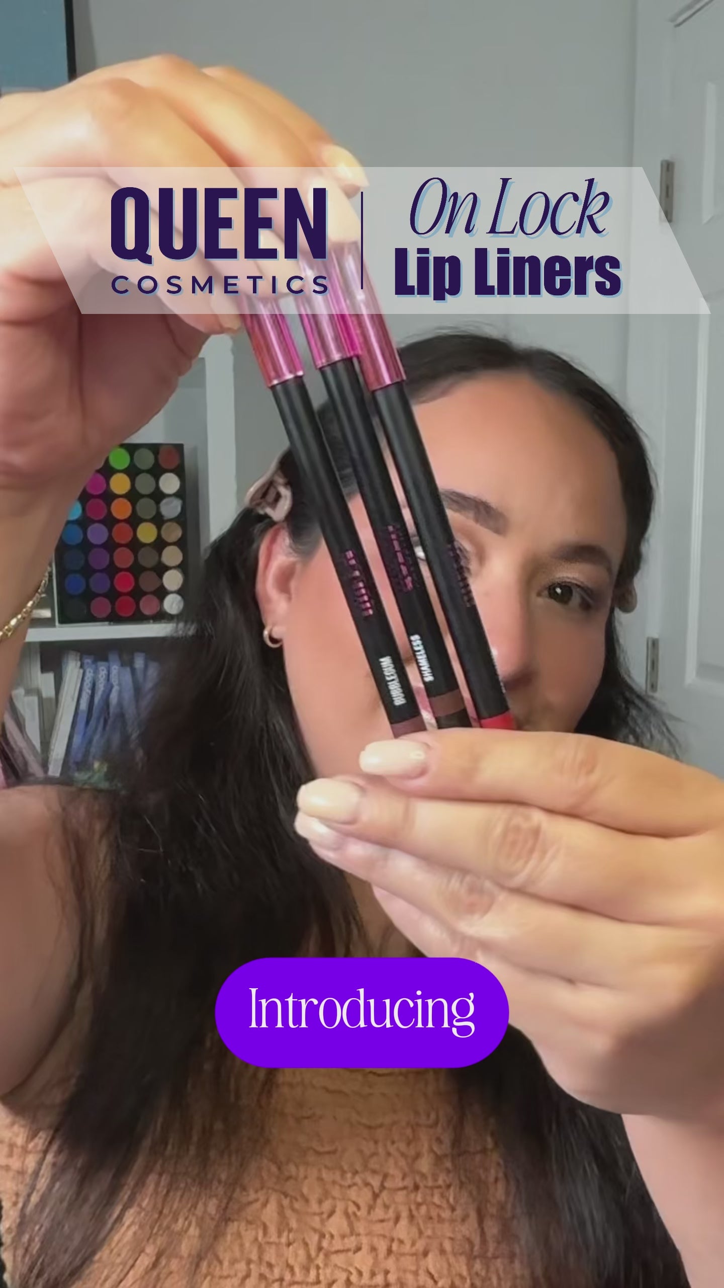 Queen Cosmetics On Lock Lip Liner | Latina-Owned Beauty Bundle