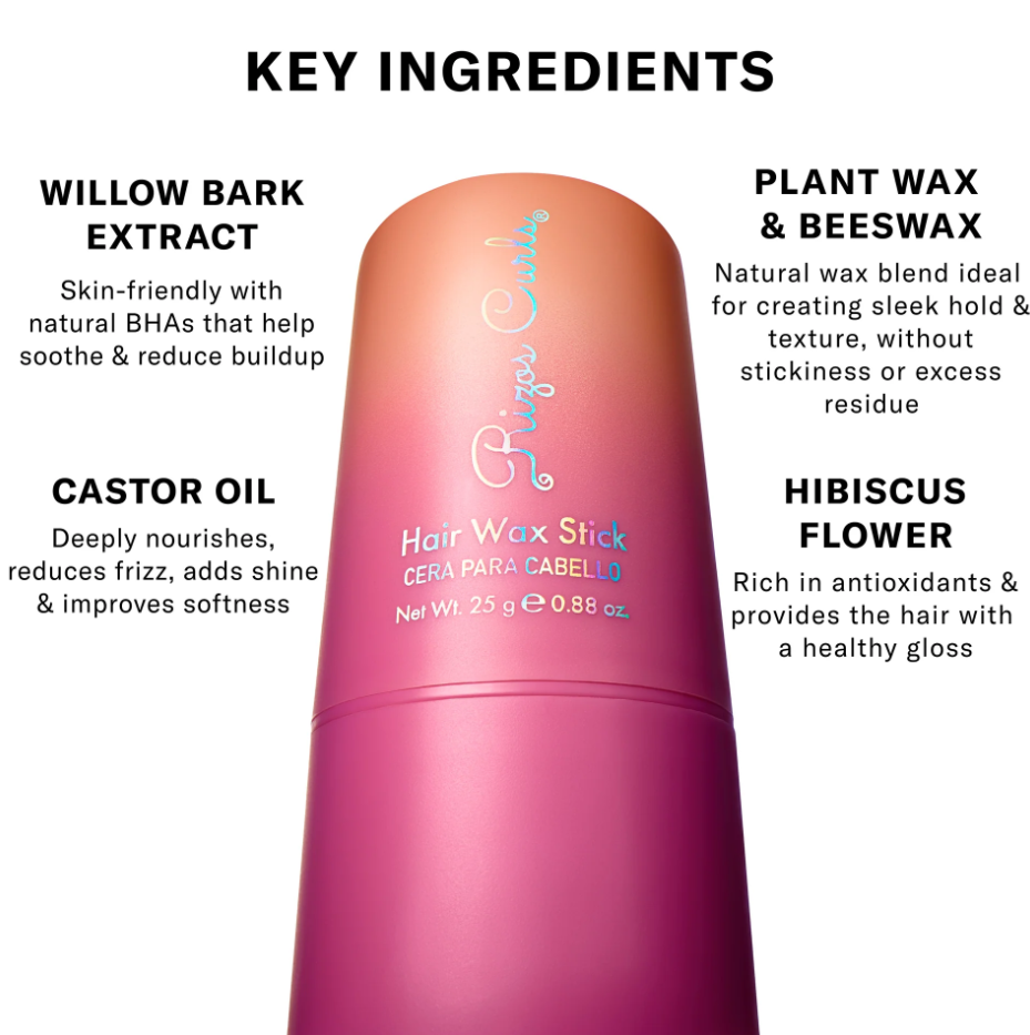 Innovate the Label hair wax stick for baby hairs and slick backs with natural plant wax and beeswax