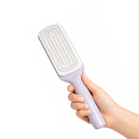 Innovate The Label Retractable Light Purple Hair Brush
