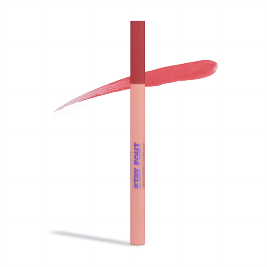 Innovate the Label rosewood lip marker slim lip pencil with creamy rosewood swatch for precise lining and color