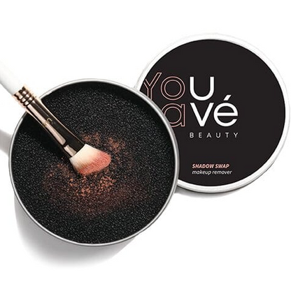 Innovate the Label makeup brush color switch brush cleaner with black sponge and makeup brush