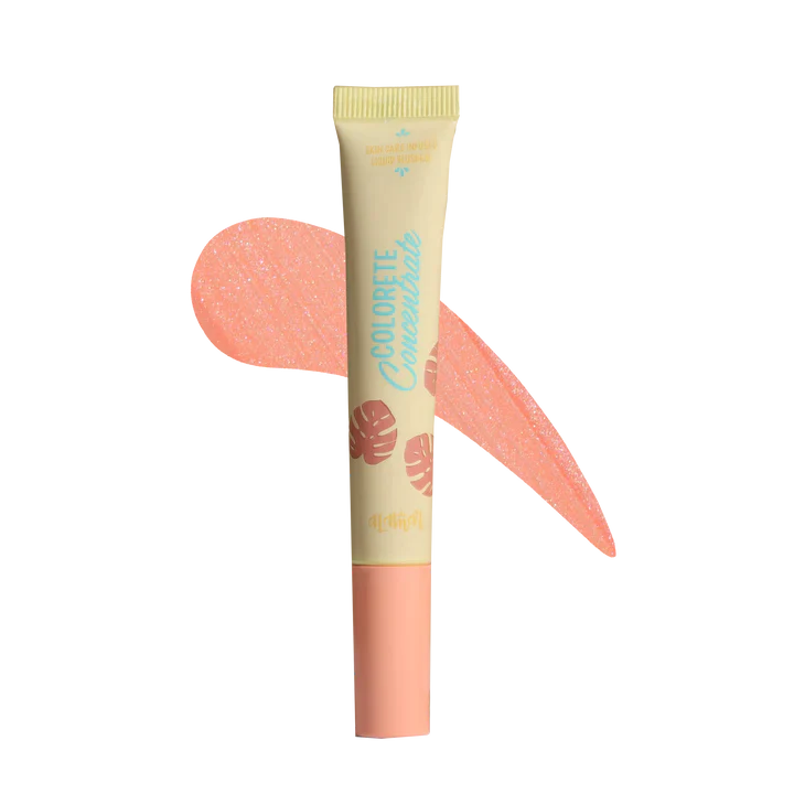 Innovate the Label Alamar liquid blush in a soft peach shade with smooth creamy texture