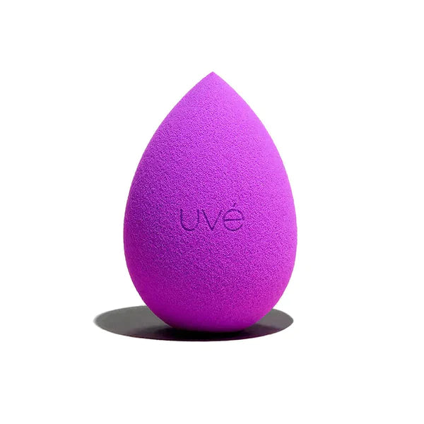 Innovate the Label purple ultra soft makeup sponge with teardrop shape for smooth makeup application