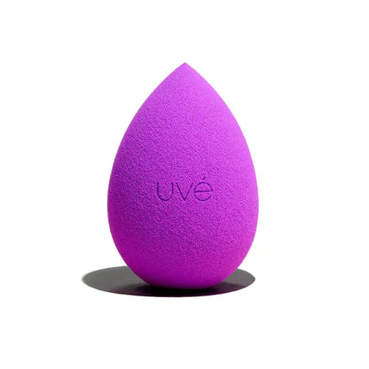 Innovate the Label purple ultra soft makeup sponge with teardrop shape for smooth makeup application